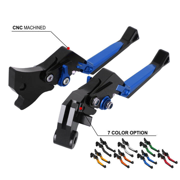 JFG MOTO BLUE Brake Clutch Lever For YZF R15 FZ150I FZS 600 FAZER