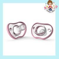 nanobebe Flexy Pacifier จุกหลอกนาโนเบเบี้ เฟลกซี่ รุ่นซิลิโคน (สีชมพู)