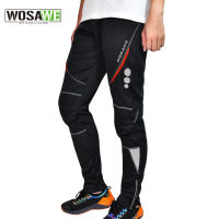 WOSAWE Windproof ผู้ชายกางเกงขี่จักรยานฤดูหนาวขนแกะซับกันน้ำ Warm Mountain Bike จักรยานขี่ตกปลาฟิตเนสกางเกง...