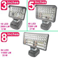 ไฟฉายไฟฉายไฟฟ้าสปอตไลท์ไฟ LED ทำงานรถ ADP05 S02สำหรับ Makita Lomvum Zhipu Hongsong Jingmi 18V BL1830แบตเตอรี่ลิเธียมไอออน