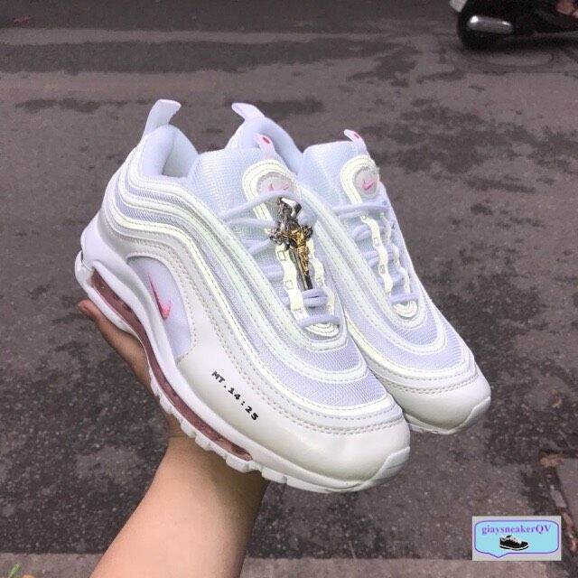 ĐỦ PHỤ KIỆN) Giày thể thao Air Max 97 MSCHF x INRI Jesus Shoes 