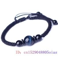 Tiger Eye Beads Bracelet Gemstone Jewelry Women Charm Fashion Bangle Chinese Amulet Gifts Natural Jade