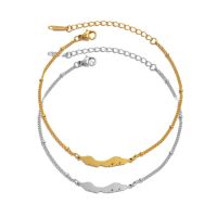 Anniyo 18cm + 5cm Curacao Bracelet for Women Girls Jewelry Hand Chain Bangles #113221 Cables Converters