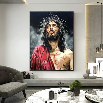ศาสนา Series พระเยซูผ้าใบภาพวาดคลาสสิก Art โปสเตอร์ภาพจิตรกรรมฝาผนังสำหรับห้องนั่งเล่นตกแต่งบ้าน Wall Art Decor Pictures