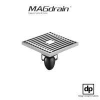 MAGdrain DP1Q5-G ชุดท่อระบายน้ำวัสดุทองเหลือง ระบบป้องกันการย้อนกลับ   ขนาด 4x4 นิ้ว