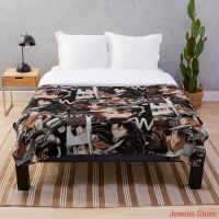 LEVI ACKERMAN Throw Blanket blanket cover, warm decoration, bed and sofa, applicable to men and women