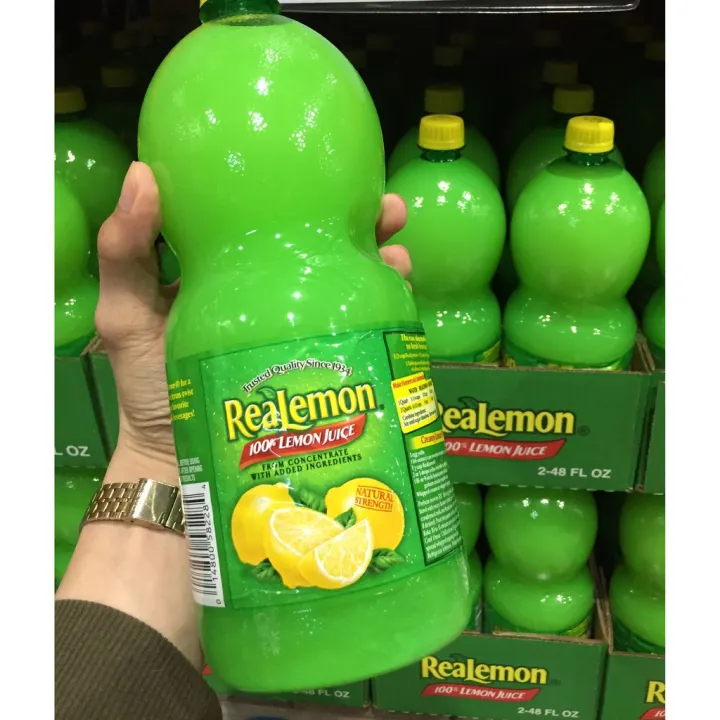 Real Lemon 100 Real Lemon Juice 48OZ/1.5L 2PCS Lazada PH
