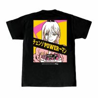 เสื้อยืด พิมพ์ลายอนิเมะ Chainsawman Kuruu Power Cake Tee สําหรับผู้ชายเสื้อยืด