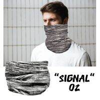 ผ้าบัฟ ผ้าปิดจมูก รุ่น "Signal 02" ผ้าบัฟกันแดด ZZ ผ้าบัฟกันuv ผ้าบัฟกันฝุ่น  ผ้าโพกหัว ผ้าบัฟใส่วิ่ง ผ้าบัฟขี่มอไซ ผ้าบัฟผู้หญิง ผ้าโพกหัวผู้