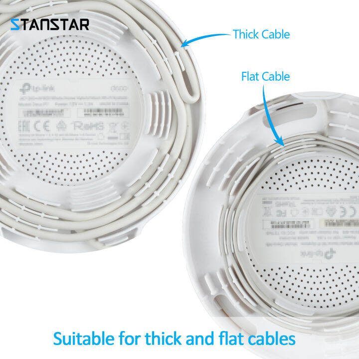 stanstarติดผนังสำหรับtp-link-deco-m5ตาข่ายระบบwifi-ที่วางยึดที่มีความทนทานได้รับการออกแบบมาสำหรับtp-linkเราเตอร์อินเตอร์เน็ตไร้สายการจัดการสายไฟที่ดีเยี่ยมโดยไม่ต้องสายยุ่งหรือสกรูพอดีสหราชอาณาจักรเสี