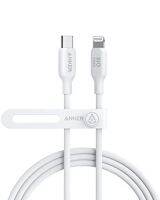 Anker USB-C กับสายเคเบิลหลอดไฟ,สาย541 (แสงสีขาว,3ft),ได้รับการรับรอง MFi,bio-Based อย่างรวดเร็วสายชาร์จสำหรับ iPhone 14 14pro 14pro Max 13 13 13 Pro 12 11 X XS XR 8 Plus (ไม่รวมที่ชาร์จ)