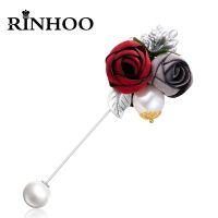 【YF】 Rinhoo Ladies Fabric Imitation Brooch Needle Cardigan Shirt Shawl Badge Lapel Pin Jewelry