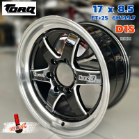 ล้อแม็กขอบ 17x8.5 6รูx139.7 ET+25 ?ลายเวล ยอดนิยม⭐ ยี่ห้อ TORQ รุ่น D1S(BKM) ?(ราคาต่อ2วง)? รับประกันงานดี งานคุณภาพ สวย พิเศษมีจำนวนจำกัด