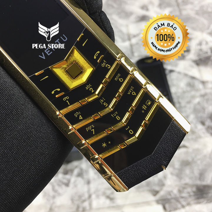 Vertu Signature S Full Gold Diamond Zigzag  Kỳ Lân Luxury