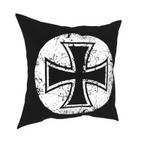 hjk∈□  German Iron Pillowcase Cushion Cover Flag Throw 40X40cm