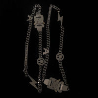 1017 ALYX 9sm Lightning ALYX Hero Chain Necklace Hip Hop ALYX Street Accessories Smiley Pearl Necklace