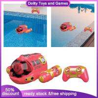 Dolity Light Up RC เรือของเล่นน้ำพร้อมไฟ RC เรือสำหรับจอดสระว่ายน้ำ Gamec