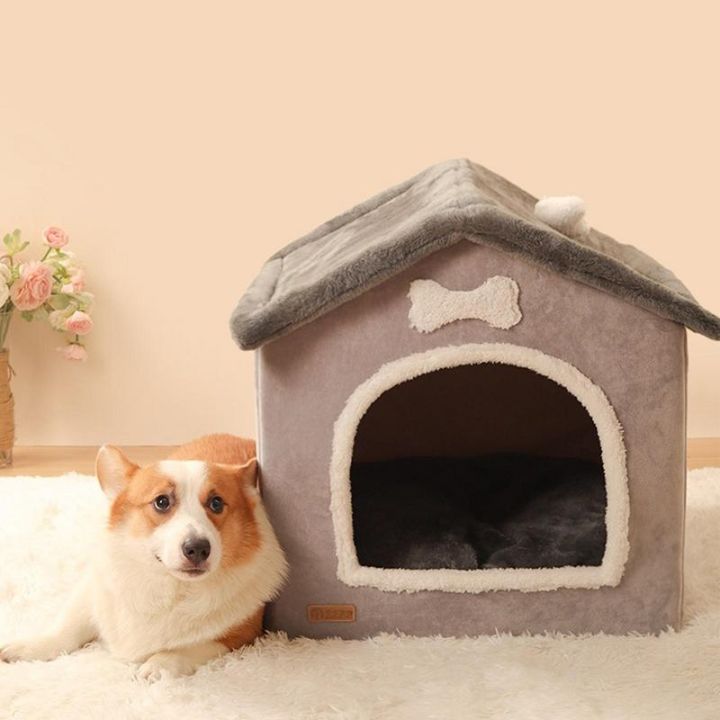 foldable-dog-house-kennel-bed-mat-winter-warm-cat-bed-nest-pet-products-basket-pets-puppy-cave-sofa-for-small-medium-dogs-cats