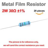 20pcs Metal Film Resistor 30R 2W Resistors 1% 30 ohm Resistance