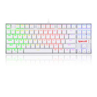 Redragon K552 Gaming Keyboard Mechanical 87 Key RGBLED Backlit Mechanical Computer illuminated Keyboard with Blue Switches