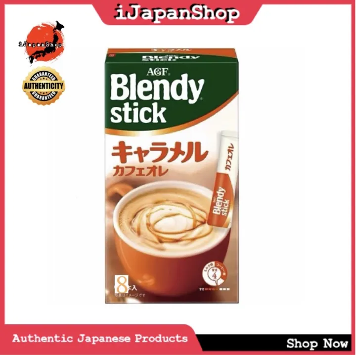 Japan Instant Coffee AGF Blendy Caramel Latte Instant Coffee 8 Sticks Lazada PH