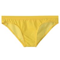 【Wrist watch】 Men Translucent Men  39;s Briefs Silk Ultra Thin Underpants Fashion Low Waist Panties Intimates