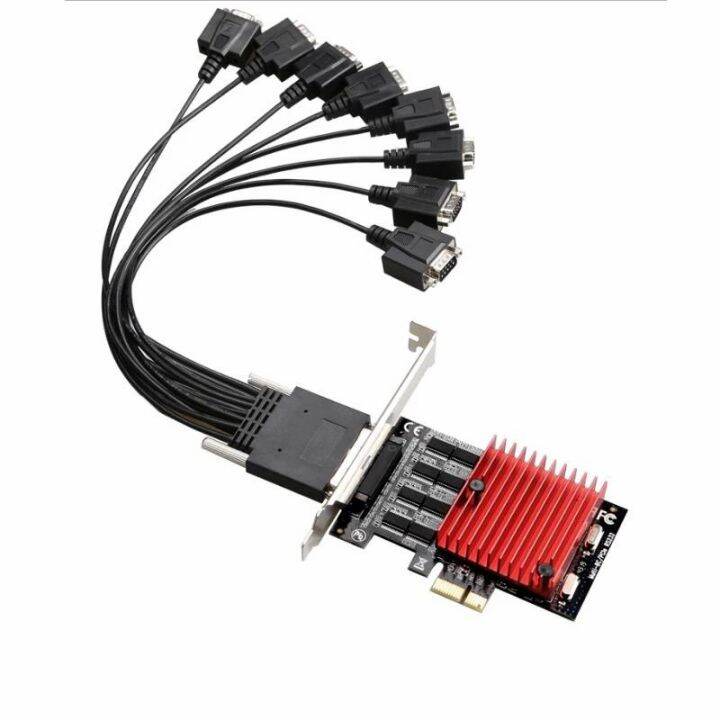 Pci express card x1 NB serial com db9 8 port asix Pcie rs232 rs232