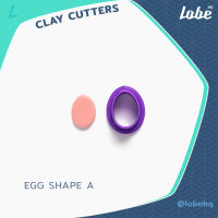 Egg Shape A Clay Cutter/Clay Tools/  Polymer Clay Cutter/แม่พิมพ์กดดินโพลิเมอร์ทำต่างหูรูปทรงไข่อีสเตอร์