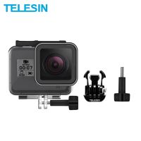 TELESIN 40M เคสสำหรับถ่ายรูปใต้น้ำกรณีฝากันน้ำสำหรับ Gopro Hero 8สีดำ