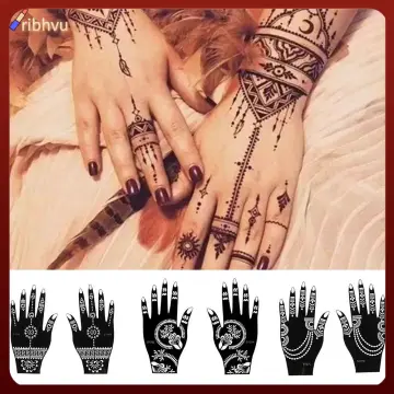 Hình xăm la bàn khuôn vẽ henna Tattoo Ấn Độ  HolCim  Kênh Xây Dựng Và Nội  Thất