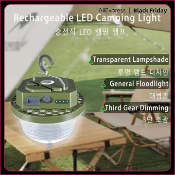 MOSLIGHTING Rechargeable Camping Light with Magnet Zoom Portable Torch  Strong Tent lantern Work Maintenance Lighting LED 80W