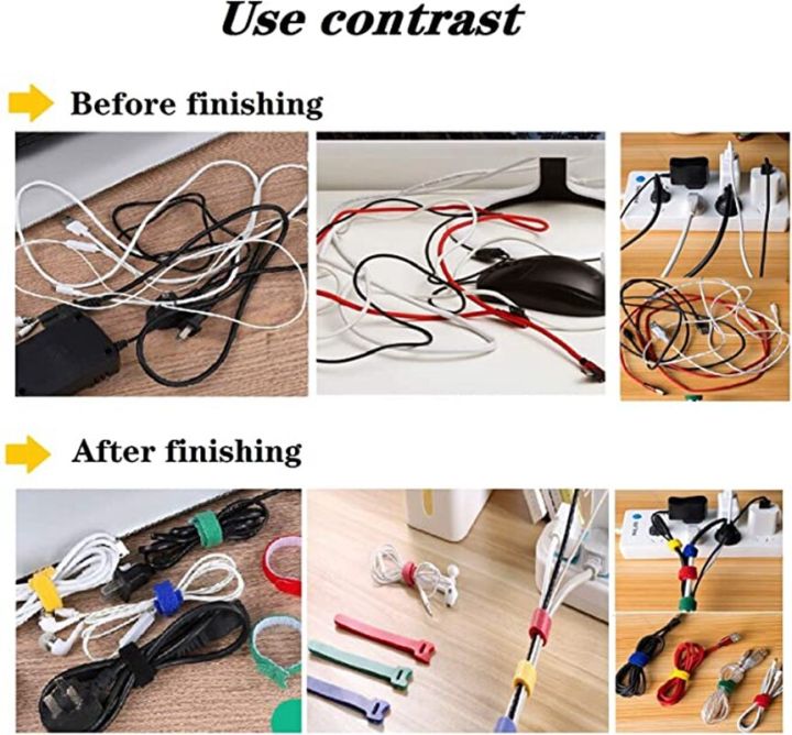 30pcs-50pcs-detachable-cable-ties-color-reusable-nylon-ties-t-type-cable-organizer
