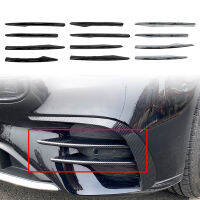 4x Car Front Bumper Fog Light Lamp Decorative Cover Trim ABS For Benz New E-Class W213 E260 E300 E53