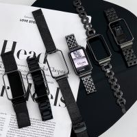 Metal Strap For Xiaomi Mi Band 7 Pro Watch band Fashion Black Cool Luxury Stainless Steel Bracelet Replacement Wristband Correa Pipe Fittings  Accesso