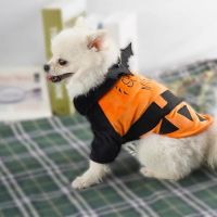 Special for holiday 2023 New and Pumpkin Bat Coat Dog