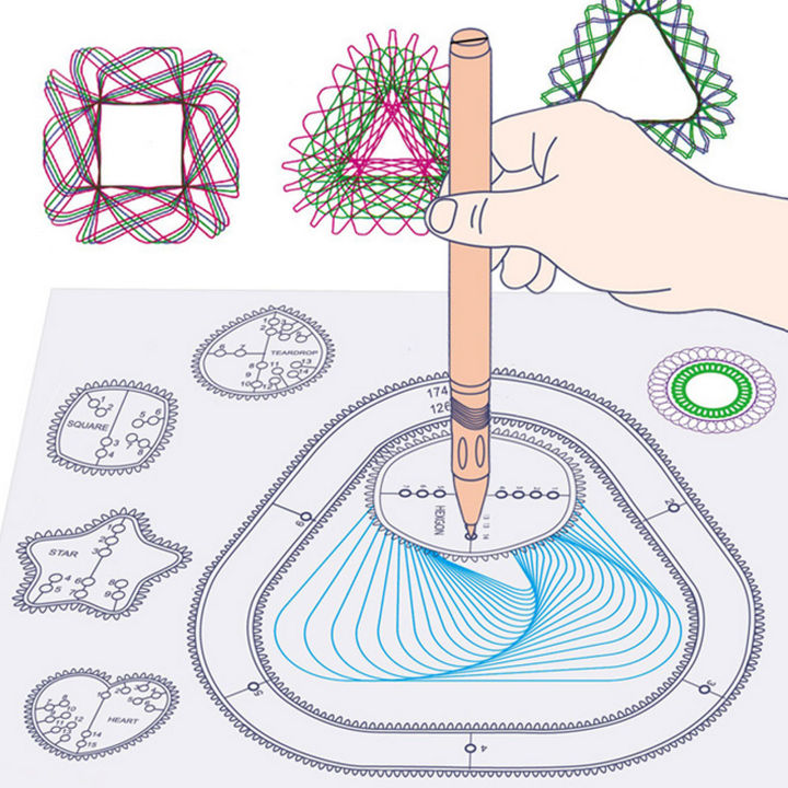 16-ชิ้นของเล่นวาดภาพ-spirograph-ชุดมัลติฟังก์ชั่นปริศนาที่น่าสนใจภาพวาดไม้บรรทัดพร้อมปากกาสำหรับเด็กนักเรียนเด็ก-gothi2