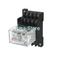 AC 110V Coil Voltage 4PDT 14-Pin Motor Control Power Relay w Socket