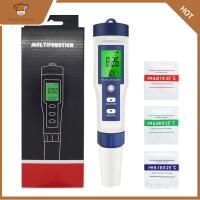 RESIGH 0-1000ppm แฟชั่น5 In 1 PH TDS เมตร0.01-14.00pH 0-10000US/ซม. เครื่องทดสอบเครื่องตรวจคุณภาพน้ำที่แม่นยำพลาสติก Ph/tds/ec/temp/ เกลือ TES Meter น้ำดื่ม