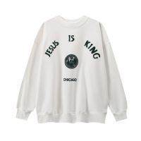 xxxReady Stock x x Plus Size Kanye High Street Couples Loose Plush Long Sleeve Round Neck Sweater