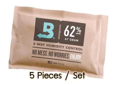 5PCS Boveda 2-way humidity control 62% rh 67-gram pack for herbal