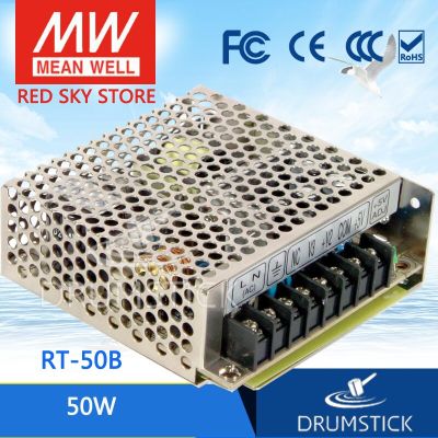 หมายถึง RT-50B Meanwell RT-50 50W เอาท์พุตสามทางสวิตช์จ่ายไฟสลับไฟฟ้า