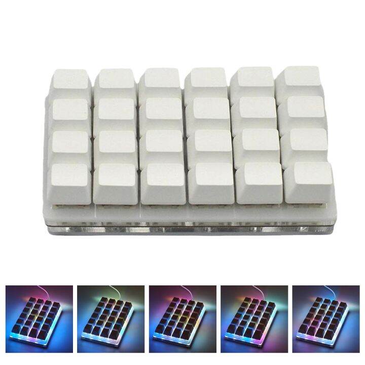 【CW】 Programmable Mechanical Keyboard 24 keys Macro Shortcut Keypad