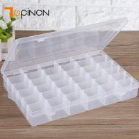 【hot】┅❈  36 Grids Plastic Organizer for Manicure Tools Jewelry Beads Rings Display Storage Holder