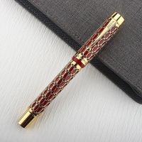 ปากกาหมึกซึม Jinhao มีช่องเสียบปากกาสีทองสำหรับธุรกิจที่หนีบปากกางานเขียนในออฟฟิศแนวธุรกิจ100