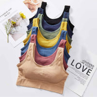 LoveIs Bra (N313) เสื้อสายเดี่ยว เสื้อครอป ท็อปครึ่งตัว ดีไซน์หลังเว้า เสริมฟองน้ำอย่างดี