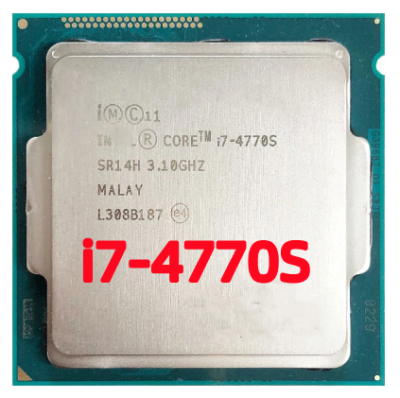 I7หลัก4770 I7-4770s 3.1 GHz Quad-Core แปด-Thread ซีพียูตั้งโต๊ะโปรเซสเซอร์8M 65W LGA 1150