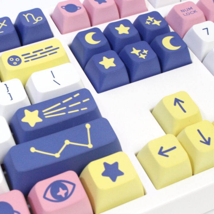 132-คีย์-constellation-pbt-keycaps-xda-โปรไฟล์-mx-switch-อะนิเมะน่ารัก-keycap-สำหรับ-diy-คีย์บอร์ดเกมกลชุดที่กำหนดเอง-iewo9238