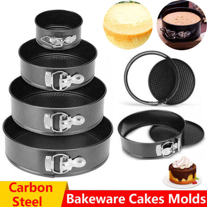 [YESPERY] Carbon Steel Bakeware Cakes Molds NonStick Metal Bake Mould