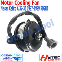 มอเตอร์ พัดลม เซฟิโร่ A32 - A33  ปี 1997 - 1999 ขวา นิตสัน  ระบายความร้อน Motor Cooling Fan Nissan Cefiro Ocean Cool CF0034 อะไหล่ แอร์ รถยนต์