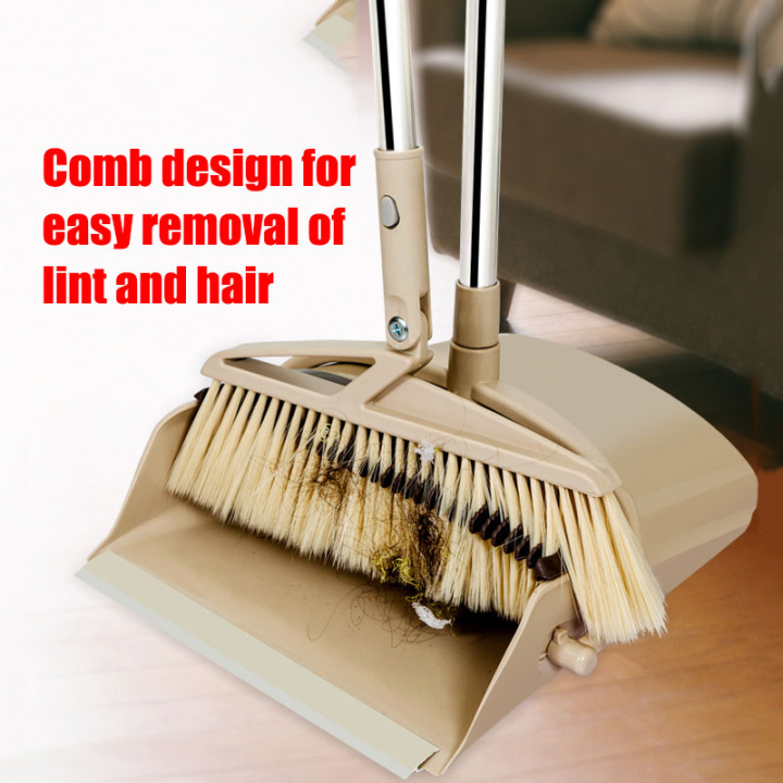 rotatable-broom-dustpan-set-foldable-broom-long-handle-dustpan-extendable-large-capacity-dustpan-with-comb-teeth-sweeper